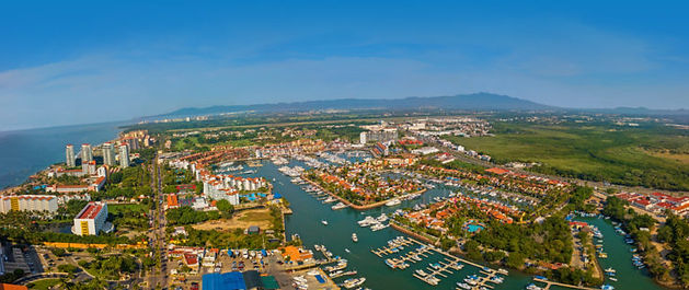 Aerial Photograph of Marina Vallarta
