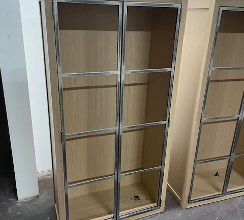 Steel cabinet doors. Custom steel doors. Spanish steel doors.
Kitchen cabinet doors