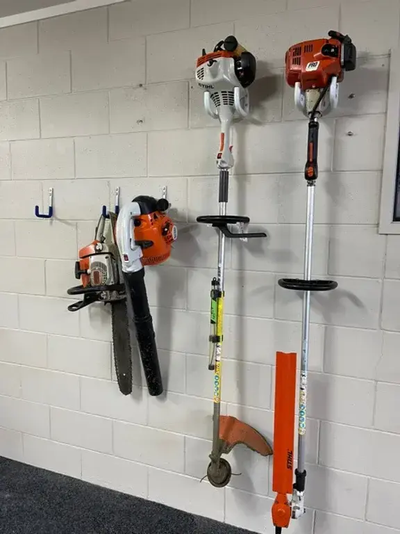 Tool Rack in Garage