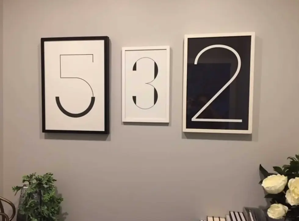 Framed Numbers Artworks