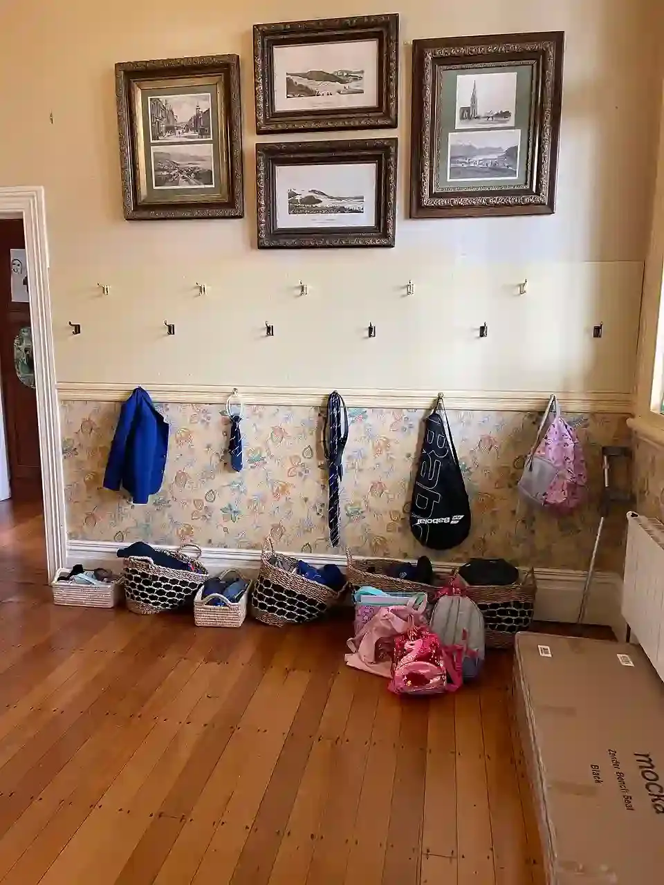Clothing and Bag Hooks for Foyer