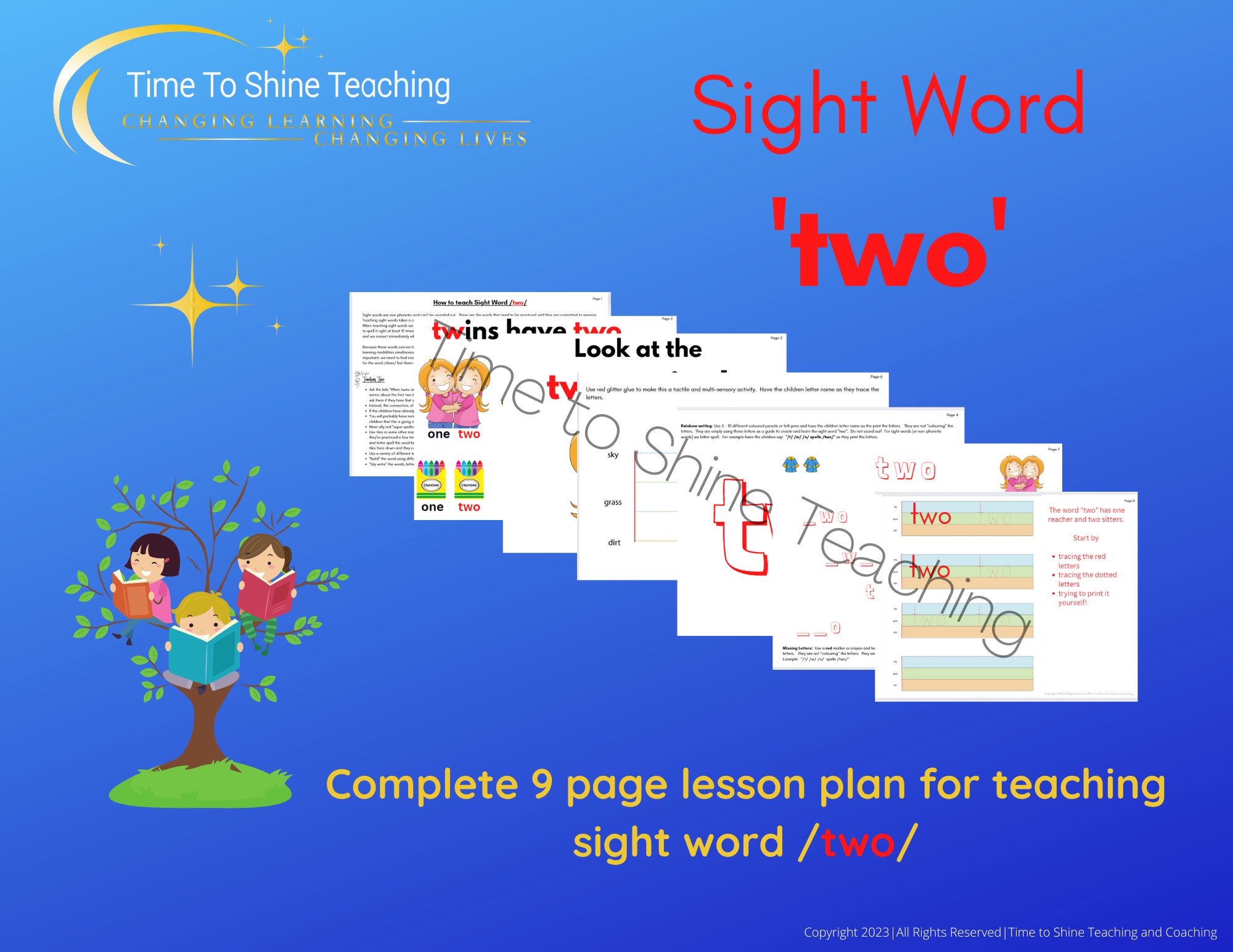 Sight Word 'two'