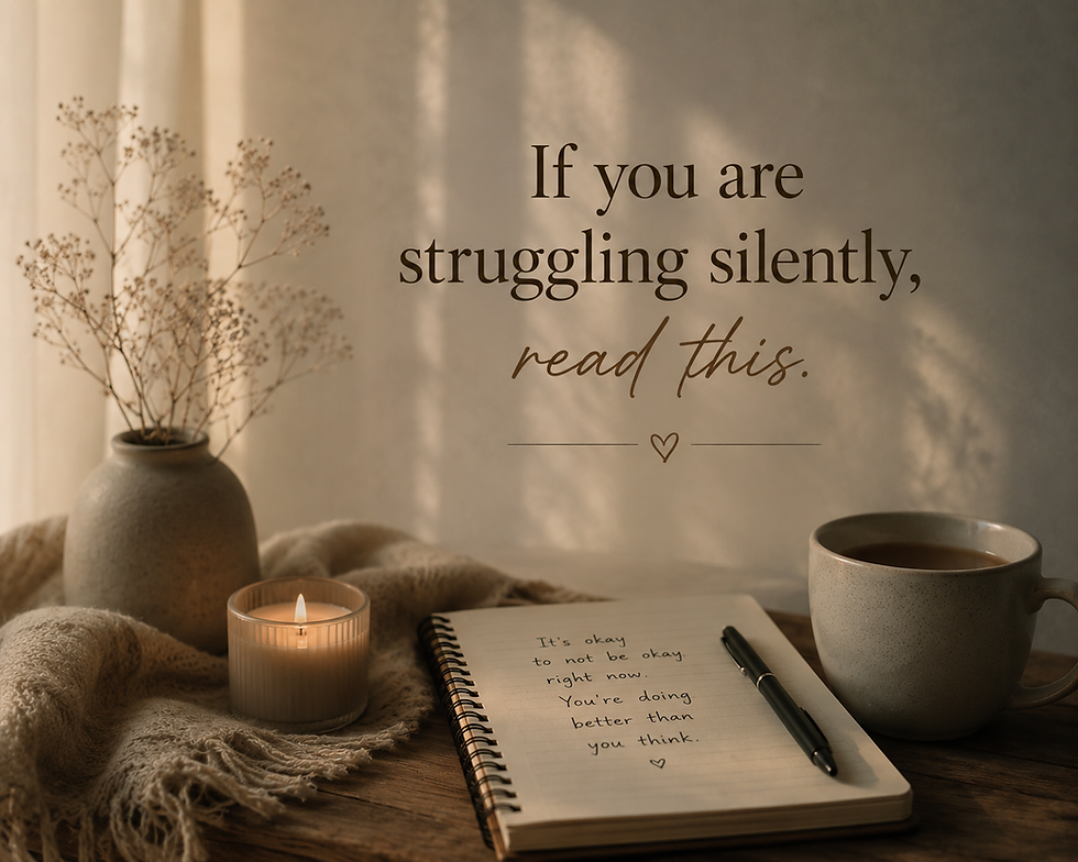 When You’re Struggling Silently, Read This