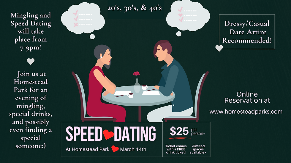 Speed Dating (20's, 30's & 40's)