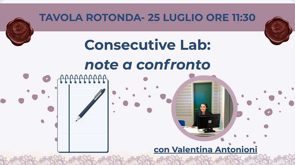 Consecutive Lab: note a confronto