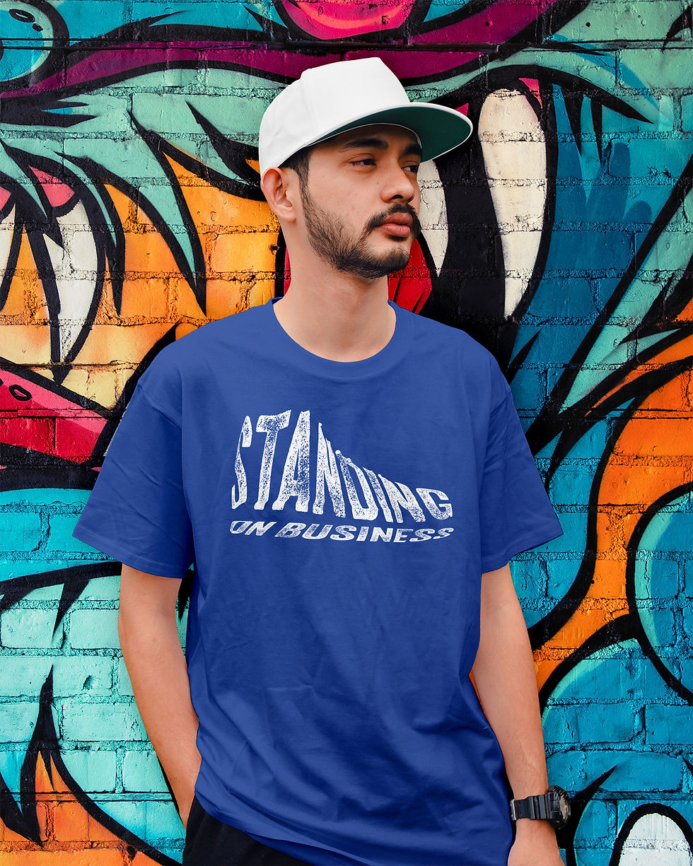 Thumbnail: Standing on Business T-shirt | Funny T-shirt