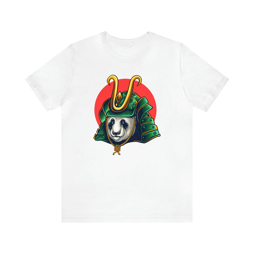 Thumbnail: Graphic T-shirt Panda Shirt Samurai Shirt Streetwear T-shirt