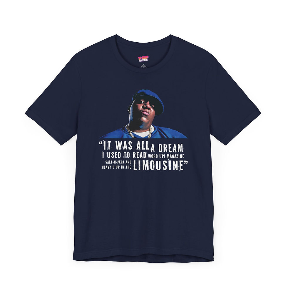 Thumbnail: Rap Lyric T-Shirt, Notorious BIG Tee, Hip Hop Unisex Shirt