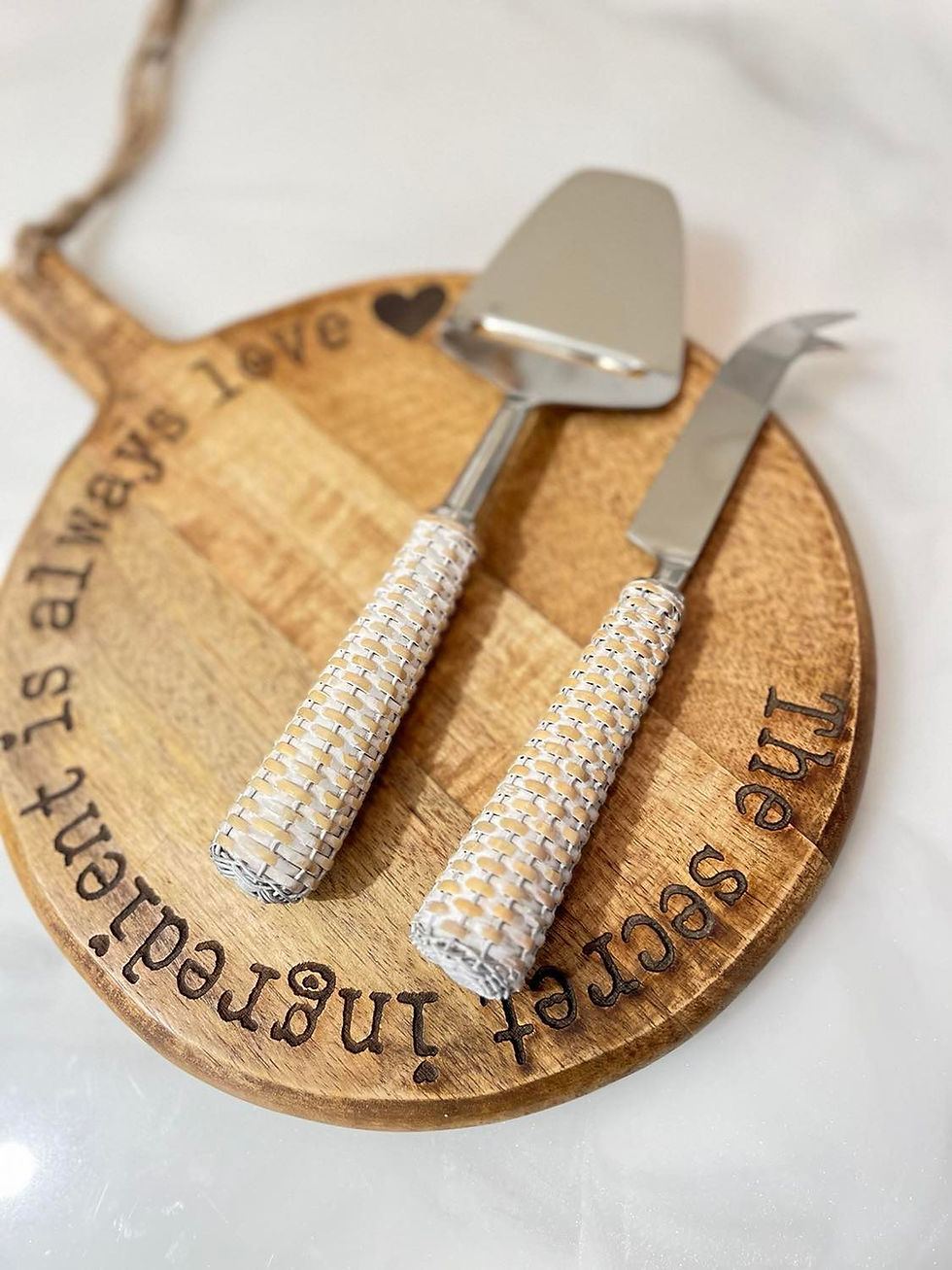 Thumbnail: Secret Ingredient Mango Wood Board