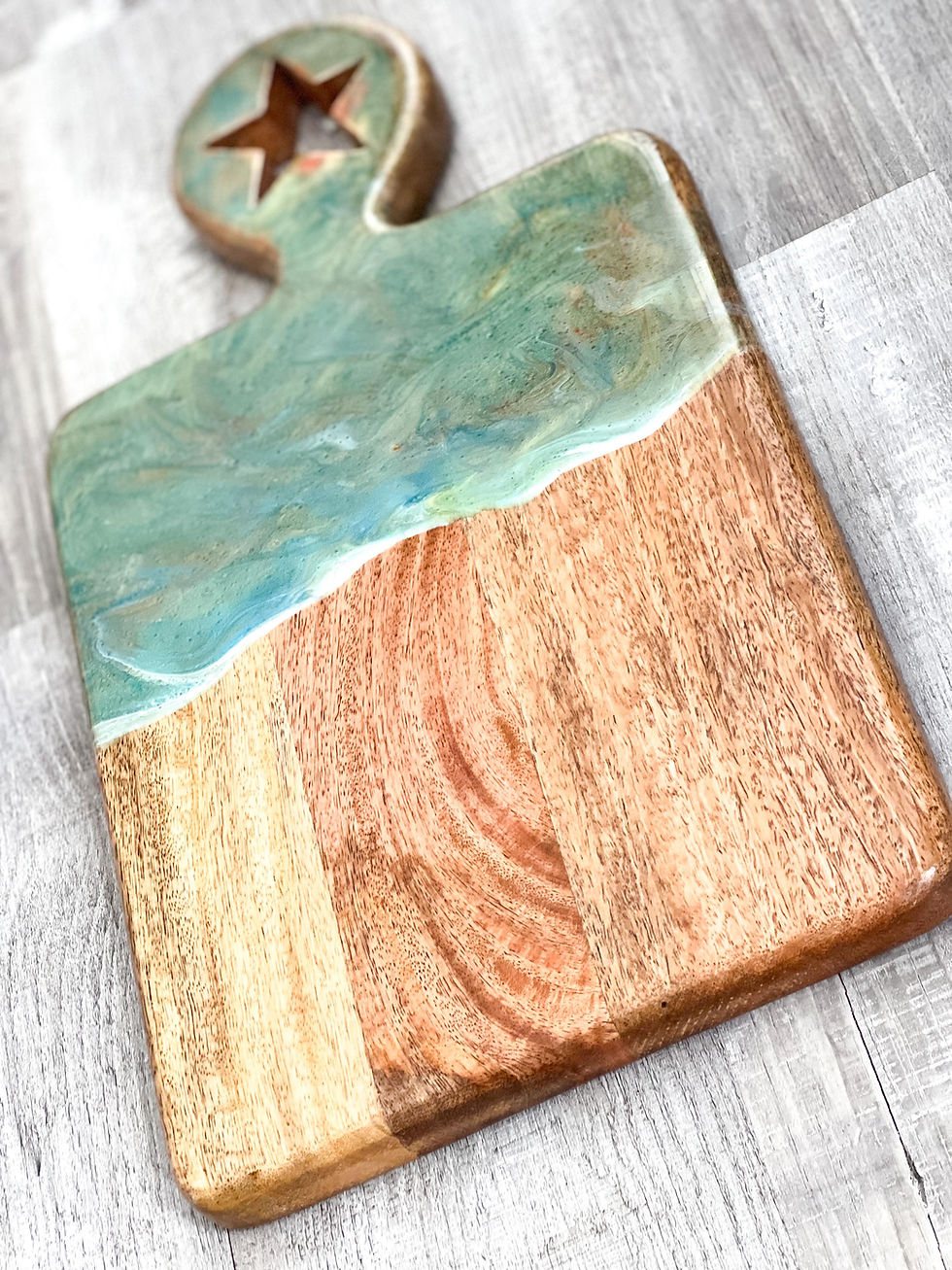 Thumbnail: Starry Skies Inspired Acacia Charcuterie Board