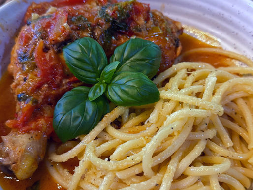 Dijon Chicken with Tomatoes