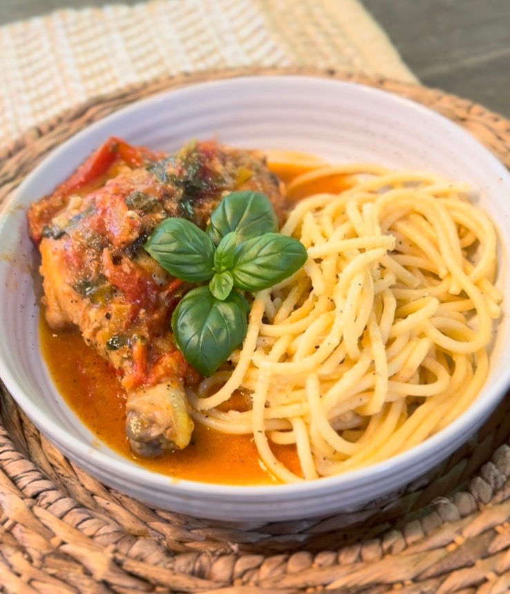 Dijon Chicken with Tomatoes