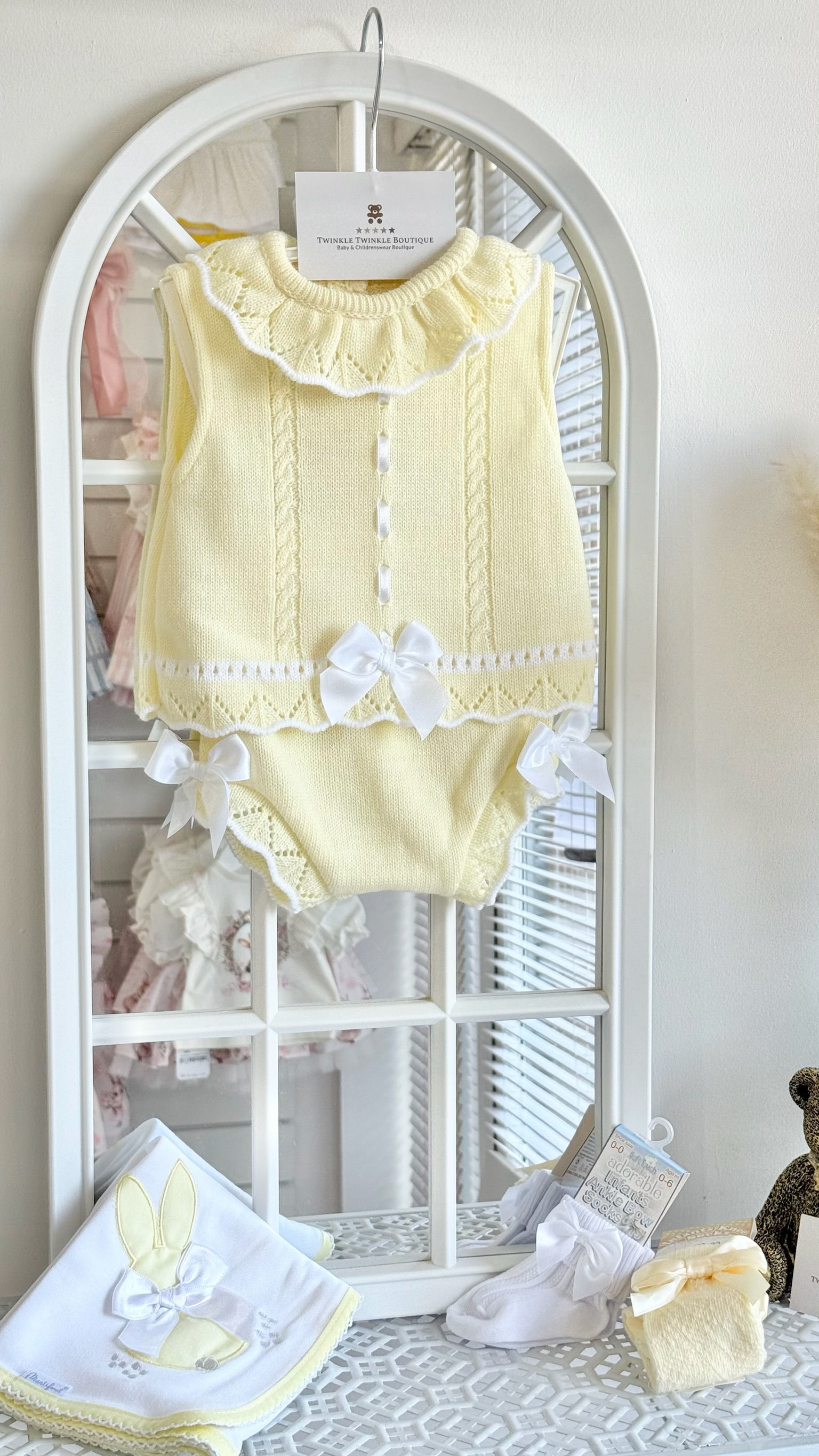 Girls Lemon Knitted Set - LEMON 