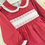 Thumbnail: Girls Smocked Dress upto 5-6yrs - Burgundy Red
