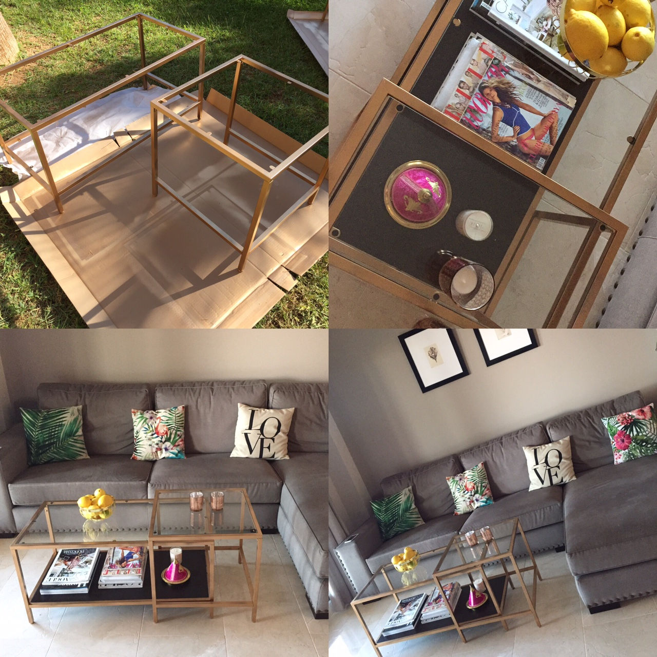 IKEA Vitssjo Gold DIY4