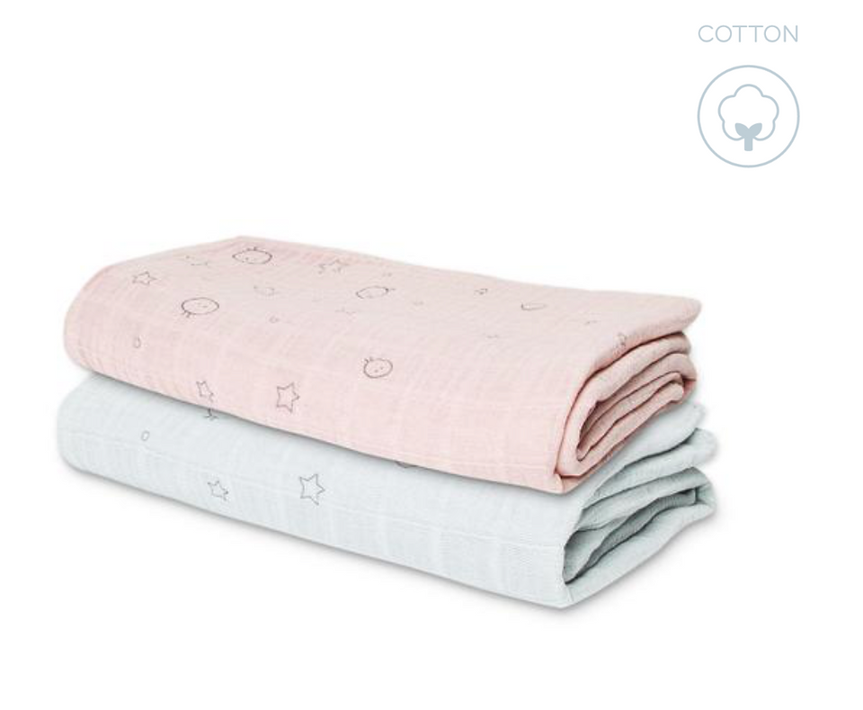 Baby Mori Muslin Swaddle Blanket1