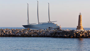 The largest sailing yacht in the world worth £360 million spotted in Puerto Banus, Marbella