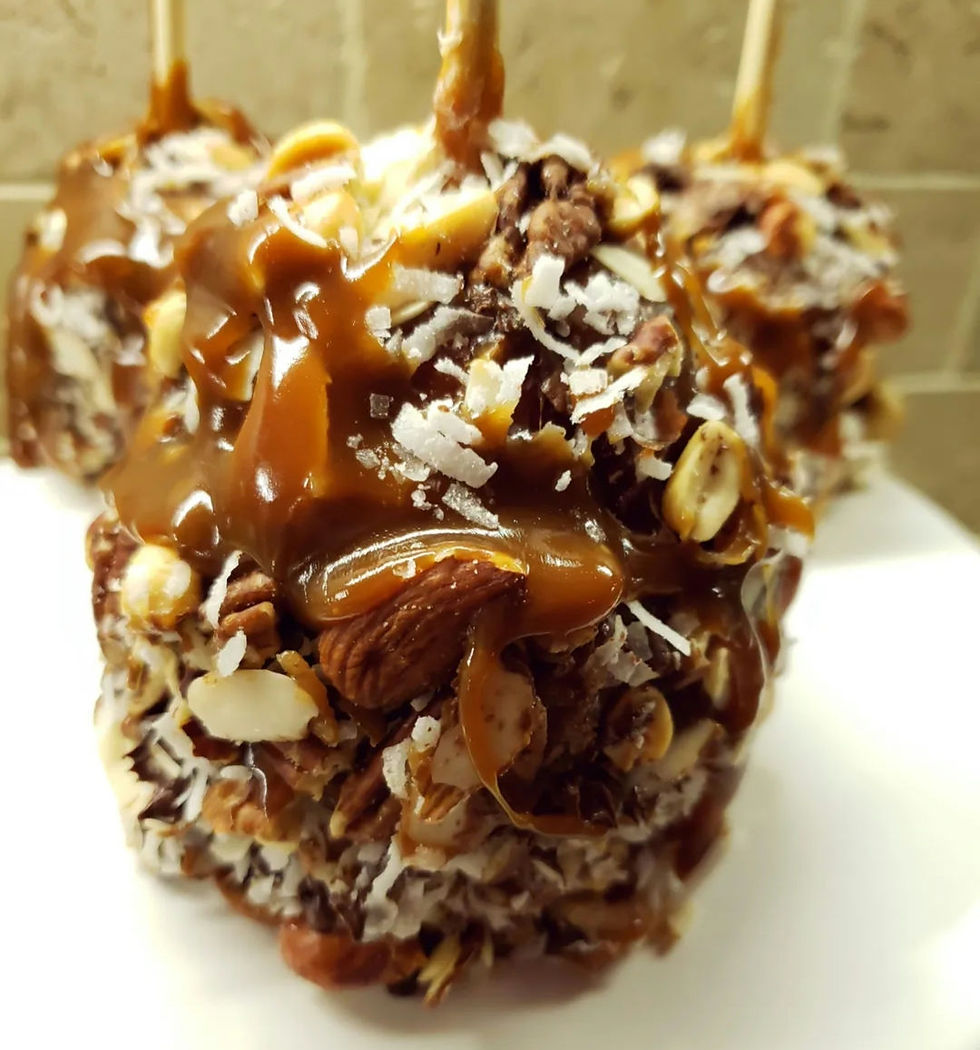 Thumbnail: Jumbo Caramel Gourmet Apples- Assorted  12pk