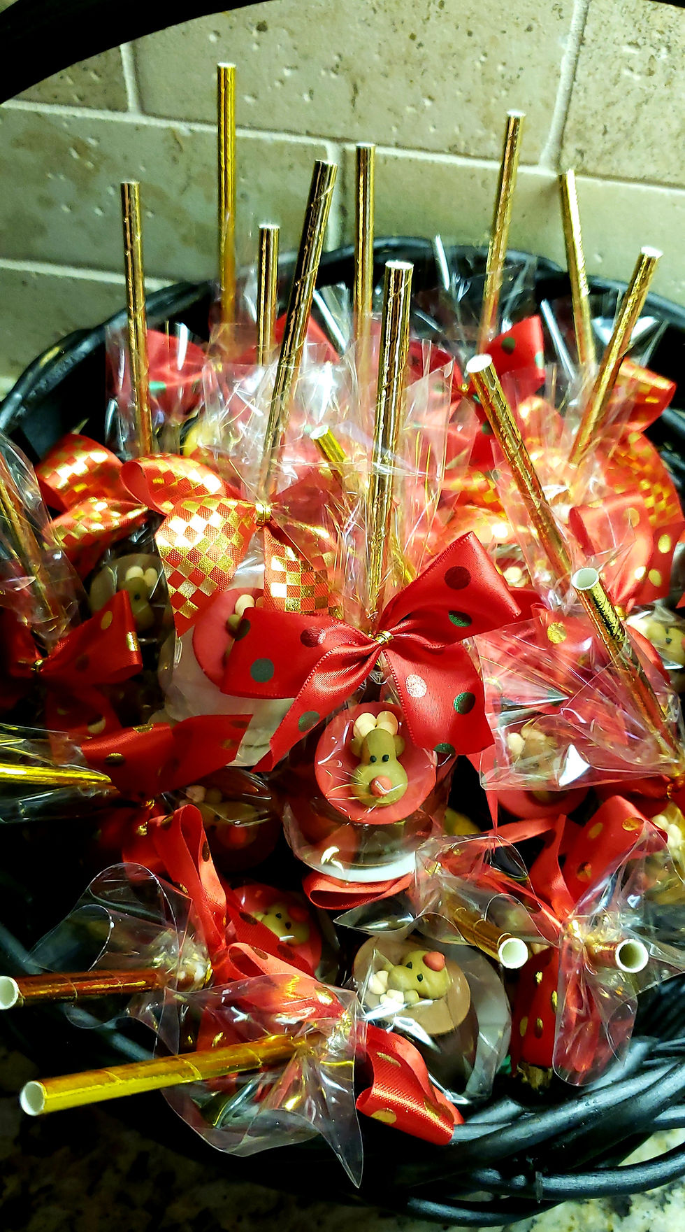 Thumbnail: Christmas Cake Pops- Rudy Reindeer 6 pk