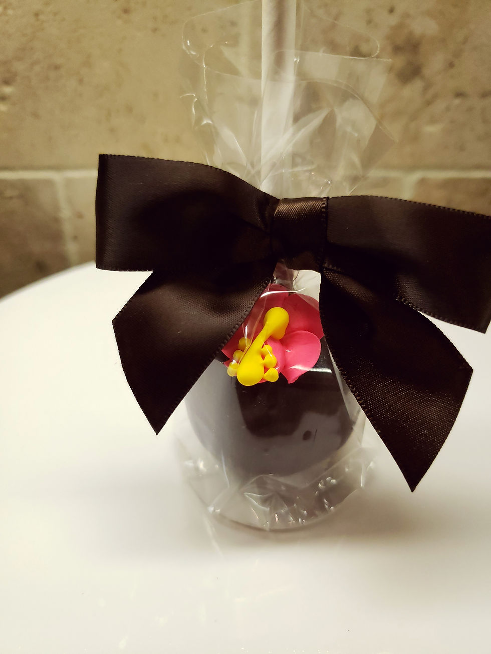 Thumbnail: Cake Pop-Tropical Hibiscus- Luau Pops-6pk