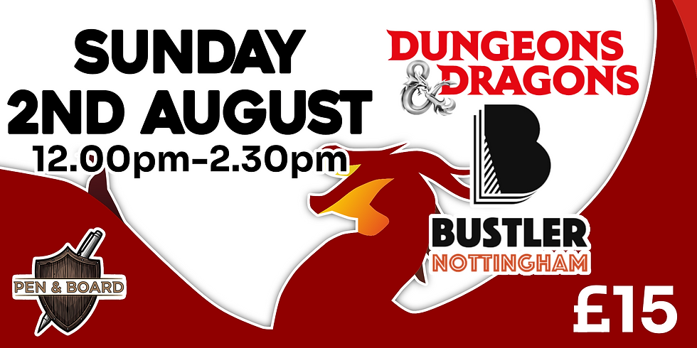 Dungeons and Dragons at Bustler Nottingham