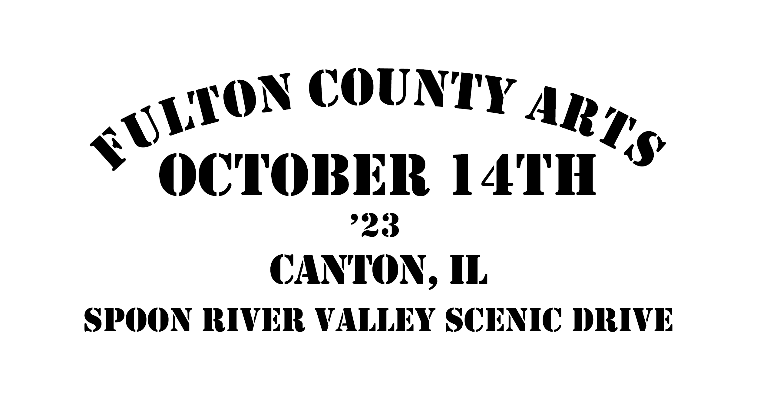 Spoon River Valley Scenic Drive October 14th, 2023 Fulton County Arts