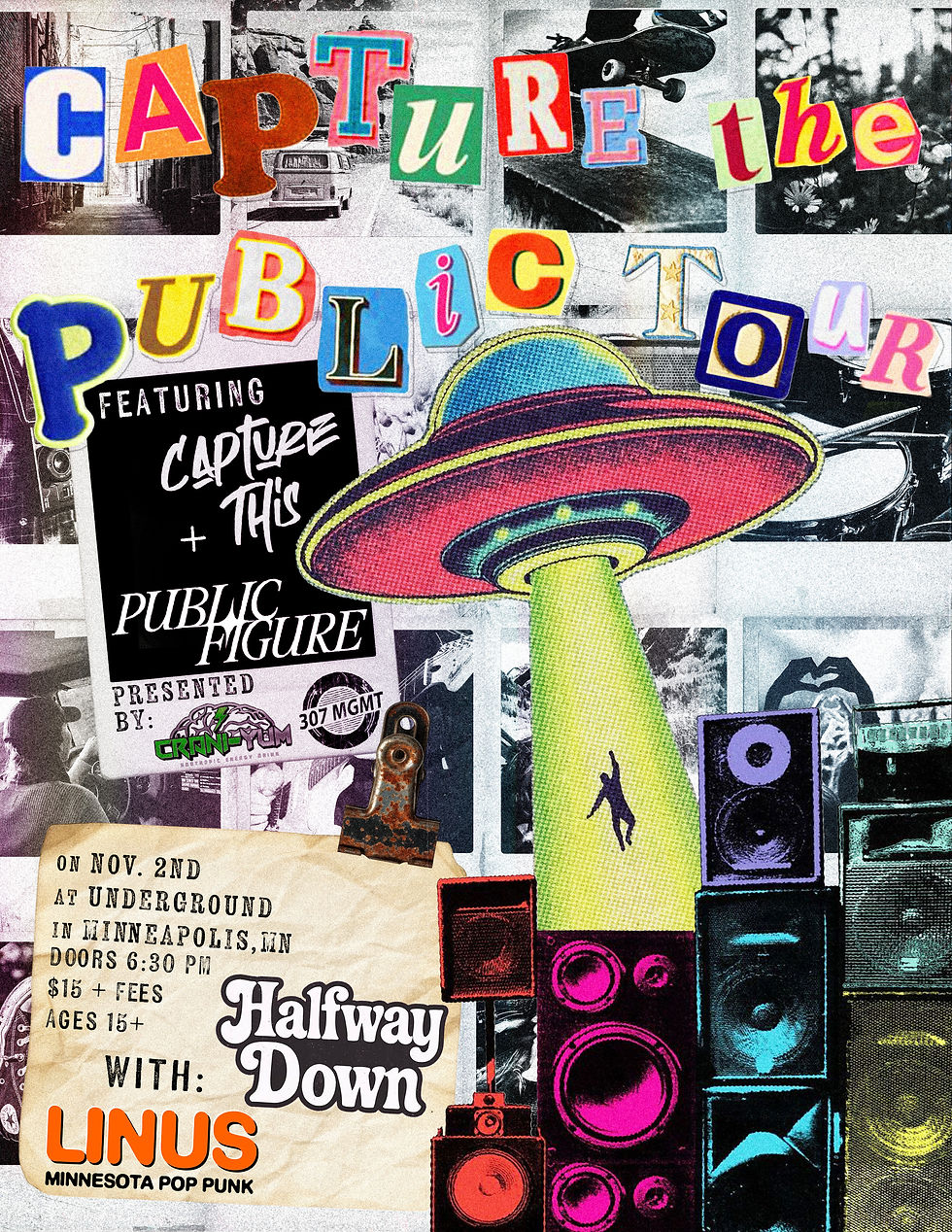 Minneapolis, MN at Underground | 11/2 | Capture The Public Tour | Public Figure & Capture This w/ LINUS & Halfway Down