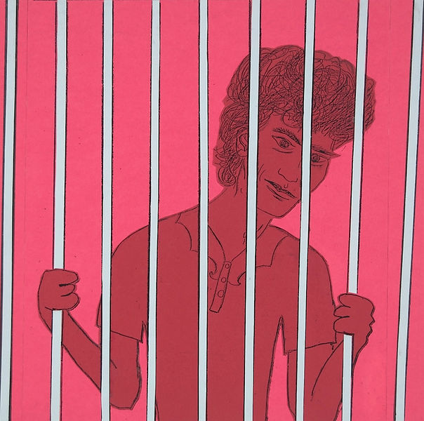 Ed Rath, Behind Bars, collage, 2026 copy 2 2 2.jpg