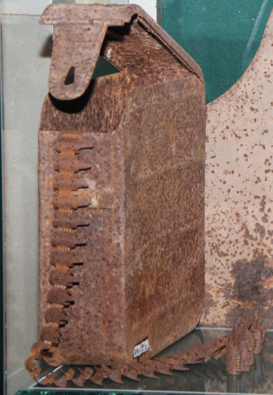 Machine gun belt found in the Russian Federation, Pskov region, the city of Nevel, where Manshuk die