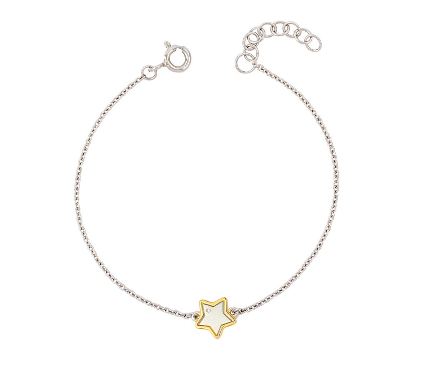 D for Diamond Children's Star Bracelet