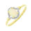 Thumbnail: Opal and Diamond Ring
