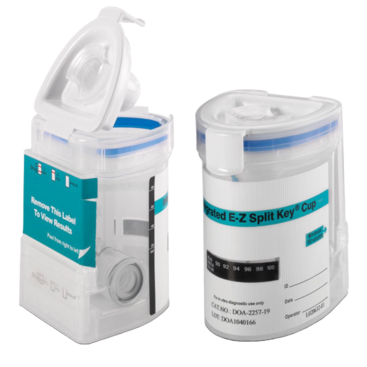 7 PANEL SPLIT KEY MULTI DRUG TEST CUP (OPI/THC/COC/MET/AMP/BZO/MQL + OXI/SG/PH)