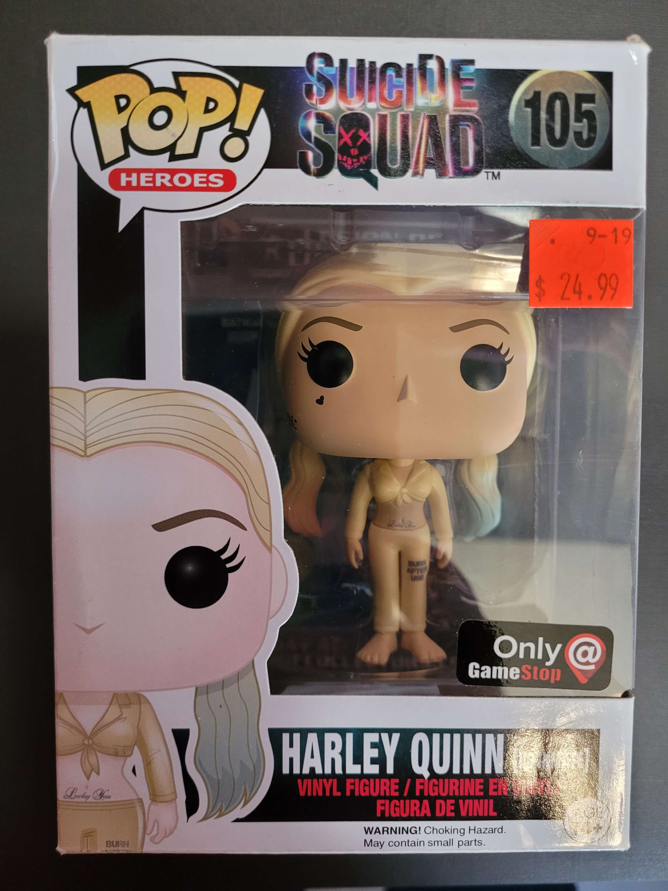 harley quinn inmate pop 105