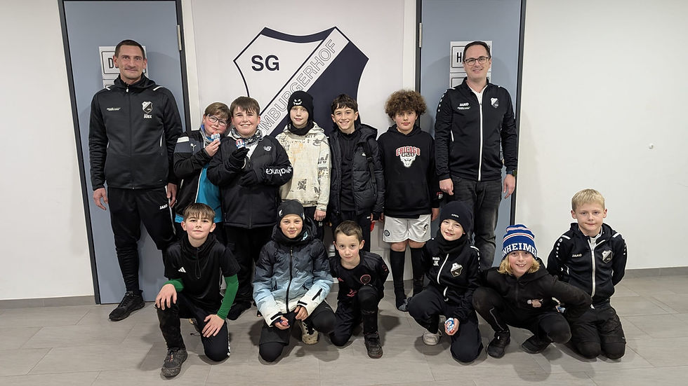 Saisonale Abschlussfeier der E2-Junioren der SG Limburgerhof