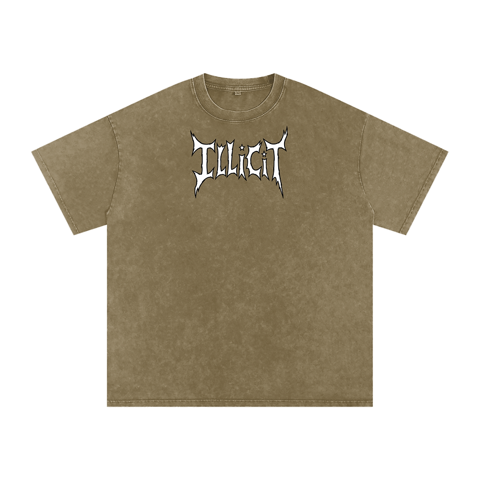 Thumbnail: Snow Washed Oversized Cotton T-Shirt