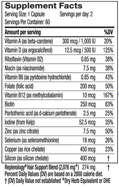 una etichetta di supplement