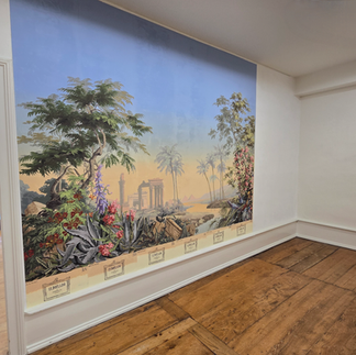 Eldorado wallpaper by Zuber on display at Mulhouse Beaux Arts Museum