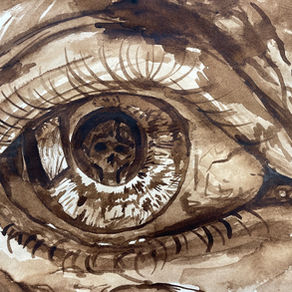 Painting by a student at Burgate School