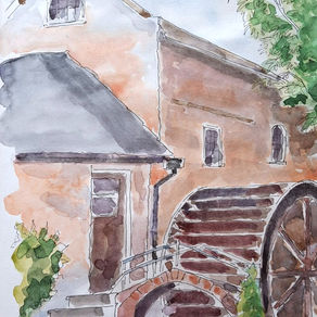 PLEIN AIR AT ALDERHOLT MILL