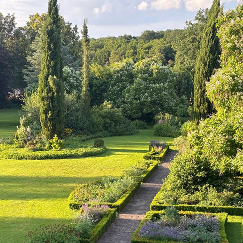 The gardens at Château de la Gruerie