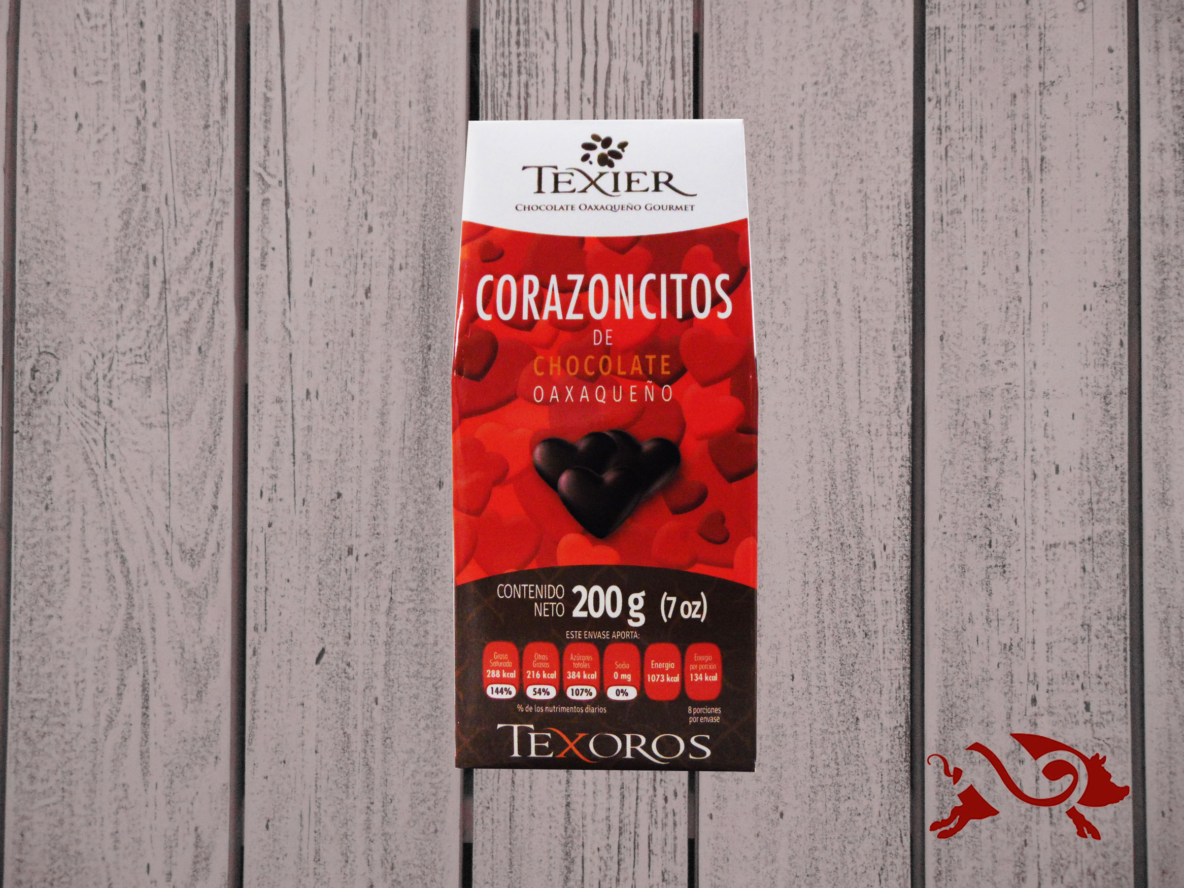 Chocolate Texier corazoncitos