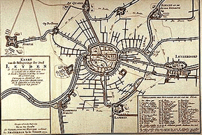 Map of Leiden