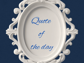 Quote of the day...