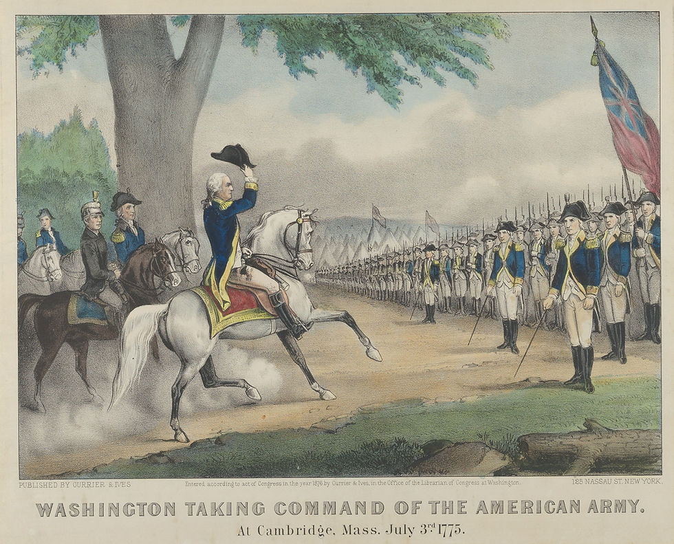 Washington Upon Arrival in Cambridge