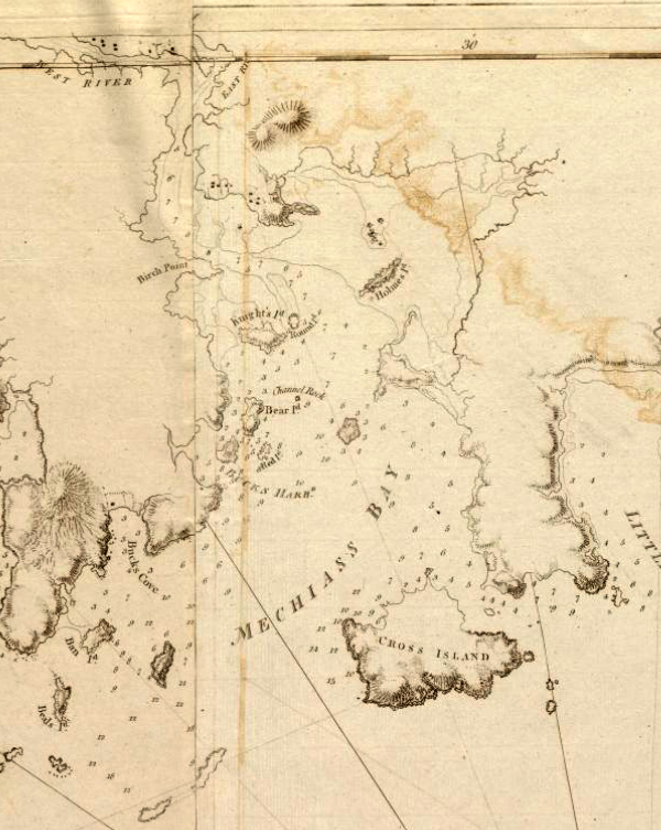 Machias Bay Map