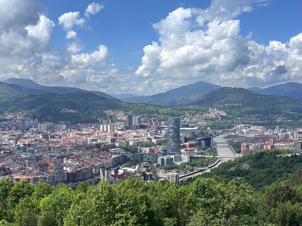 Sabbatical nemen: uitzicht over Bilbao.
