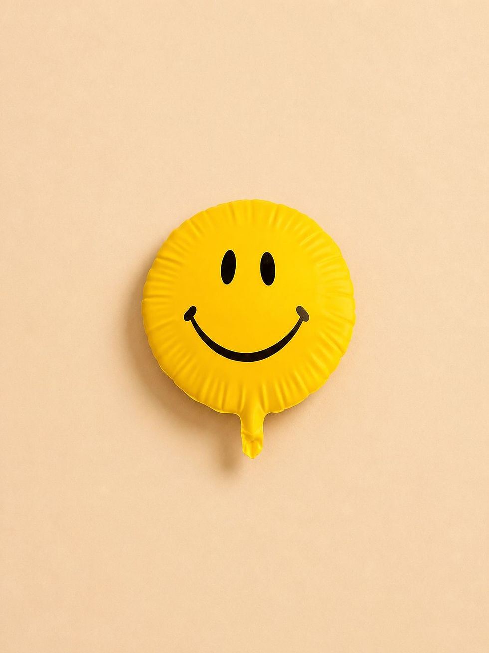 Thumbnail: Smiley Ballon Wanddecoratie – 3D Geprint vooraanzicht