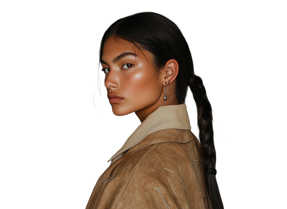Mujer en perfil
