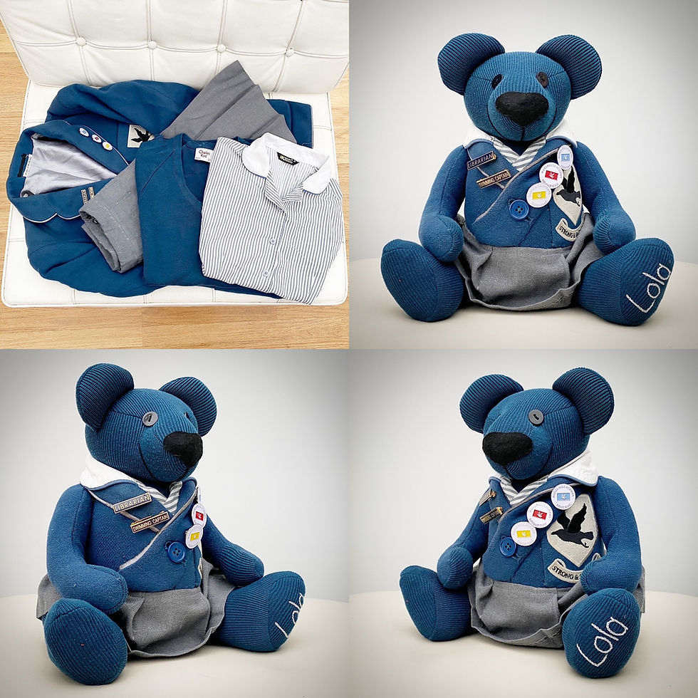 Thumbnail: School Uniform Memory Bear