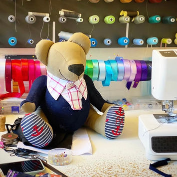 Original Memory Bear in the making, just waiting for some finishing touches.